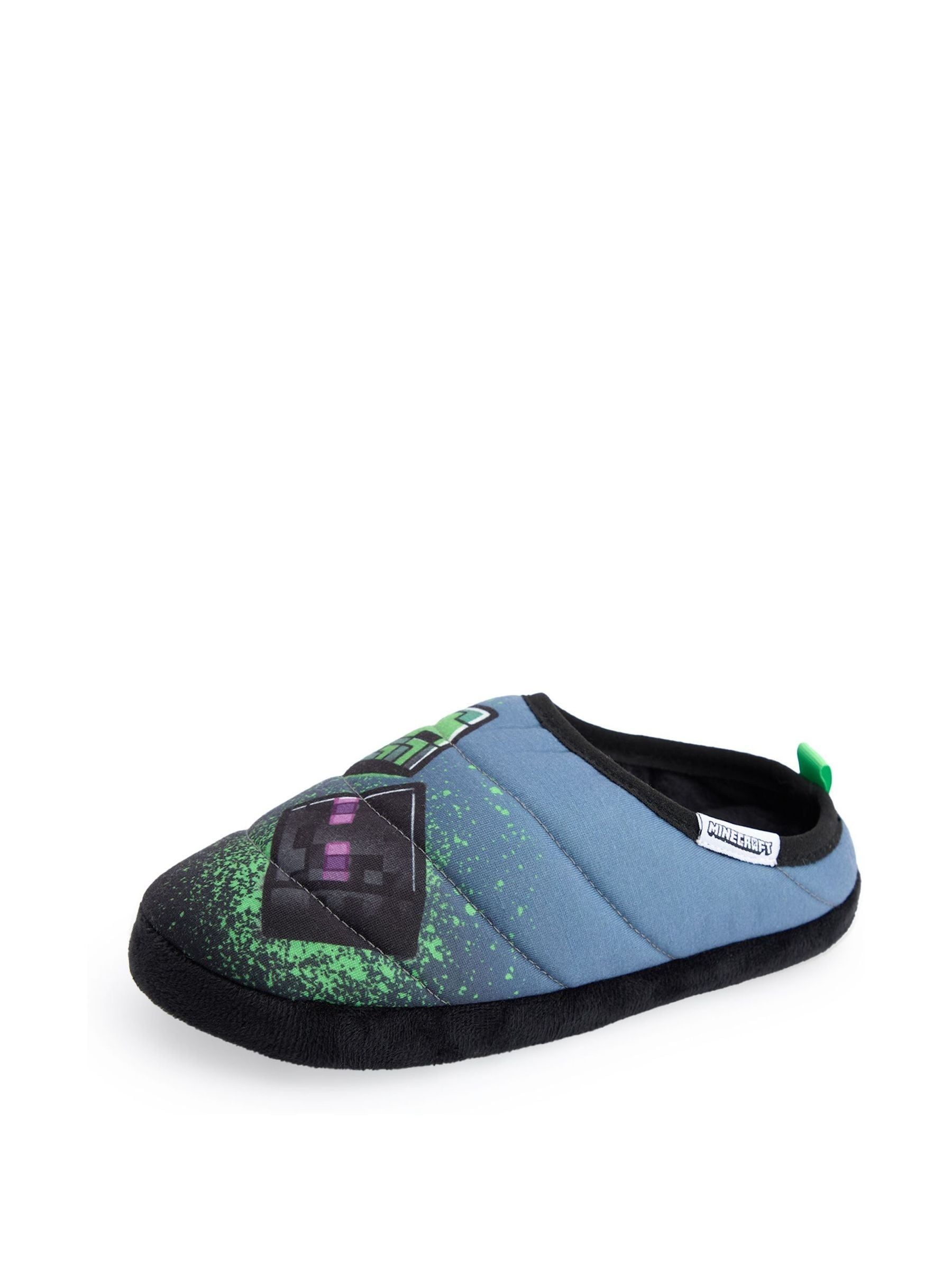 Vanilla Underground Blue Minecraft Boys Slippers image 2