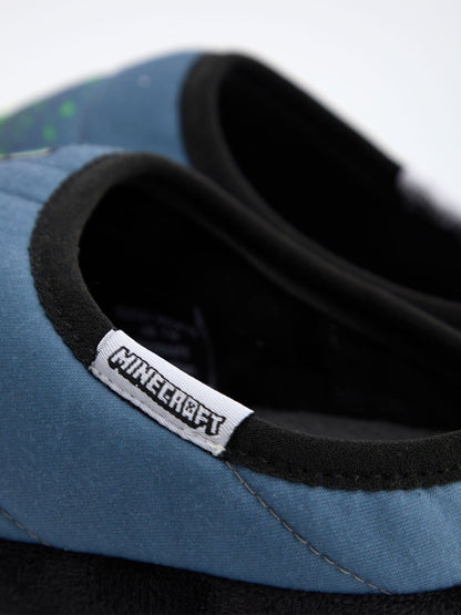 Vanilla Underground Blue Minecraft Boys Slippers image 6