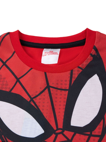 Dsiney Kidz - Vanilla Underground Red Boys Spiderman Short Leg Pyjamas image 5