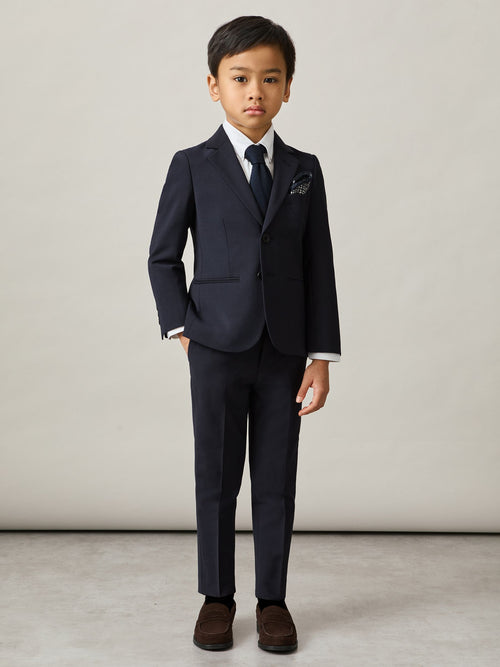 Reiss Navy Hope 13-14 yrs Wool-Blend Suit Trousers image 1