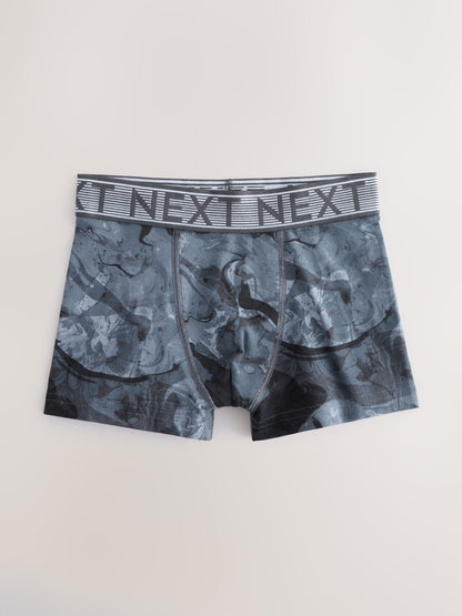 Dsiney Kidz - Blue Marble Print Boxers 5 Pack (2-16yrs) image 5