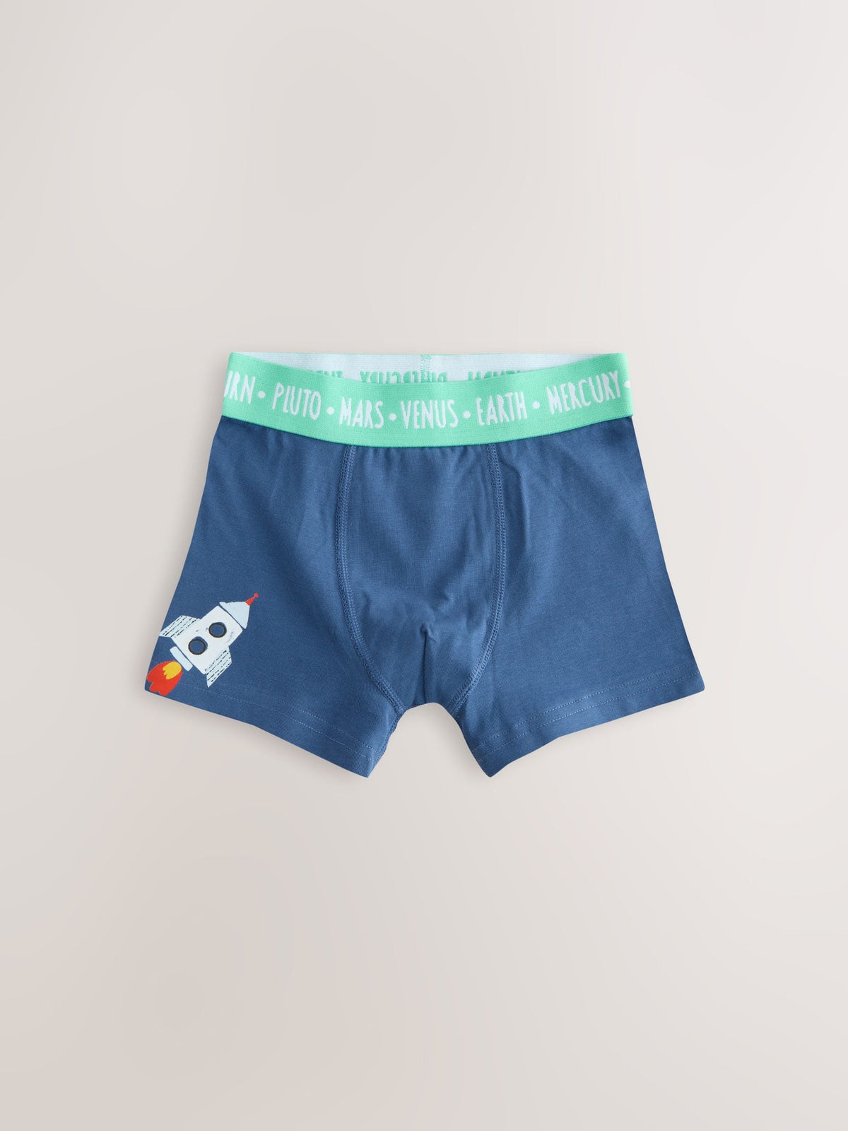 Dsiney Kidz - Blue Space Print Junior Character Trunks 5 Pack (1.5-16yrs) image 4