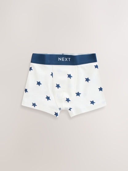 Dsiney Kidz - Blue Stars & Stripes Junior Pattern Trunks 5 Pack (1.5-16yrs) image 3