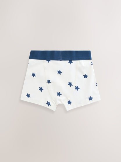 Dsiney Kidz - Blue Stars & Stripes Junior Pattern Trunks 5 Pack (1.5-16yrs) image 5