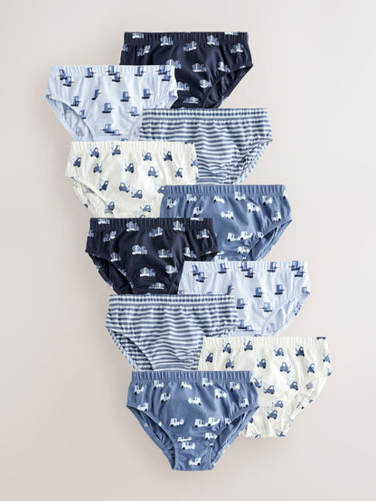 Dsiney Kidz - Blue Transport Briefs 10 Pack (1.5-10yrs) image 1