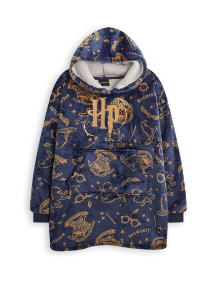 Vanilla Underground Blue Harry Potter Blanket Hoodie - image 1