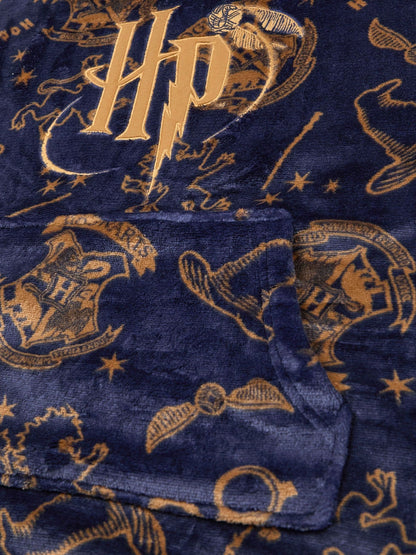 Vanilla Underground Blue Harry Potter Blanket Hoodie - image 6