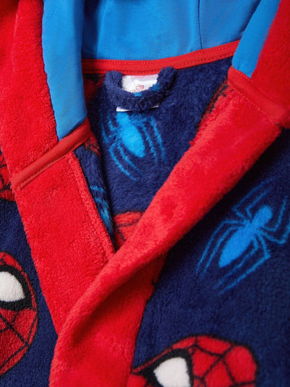 Vanilla Underground Red Spider-Man Boys Dressing Gown image 3