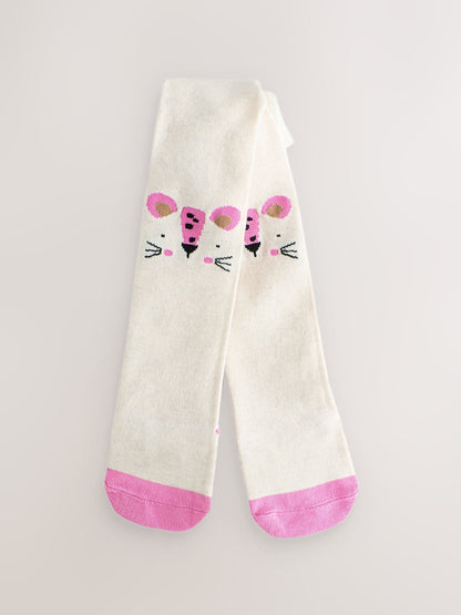 Animal Printed Dungarees with Top and Tights Set (3mths-7yrs)