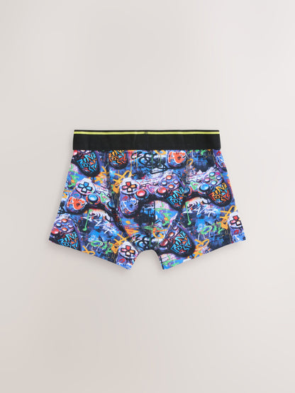 Dsiney Kidz - Graffiti Gamer Boxers 5 Pack (2-16yrs) image 5
