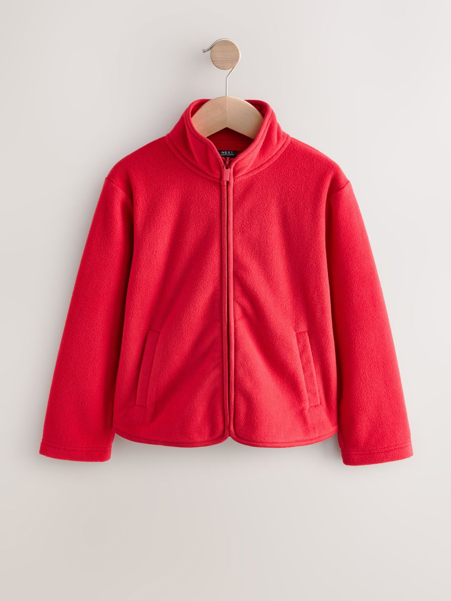 Dsiney Kidz - Red Zip-Up Fleece Jacket With Pockets (3-16yrs) image 5