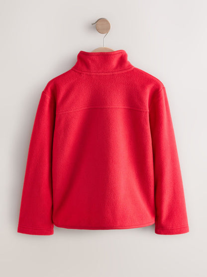 Dsiney Kidz - Red Zip-Up Fleece Jacket With Pockets (3-16yrs) image 6
