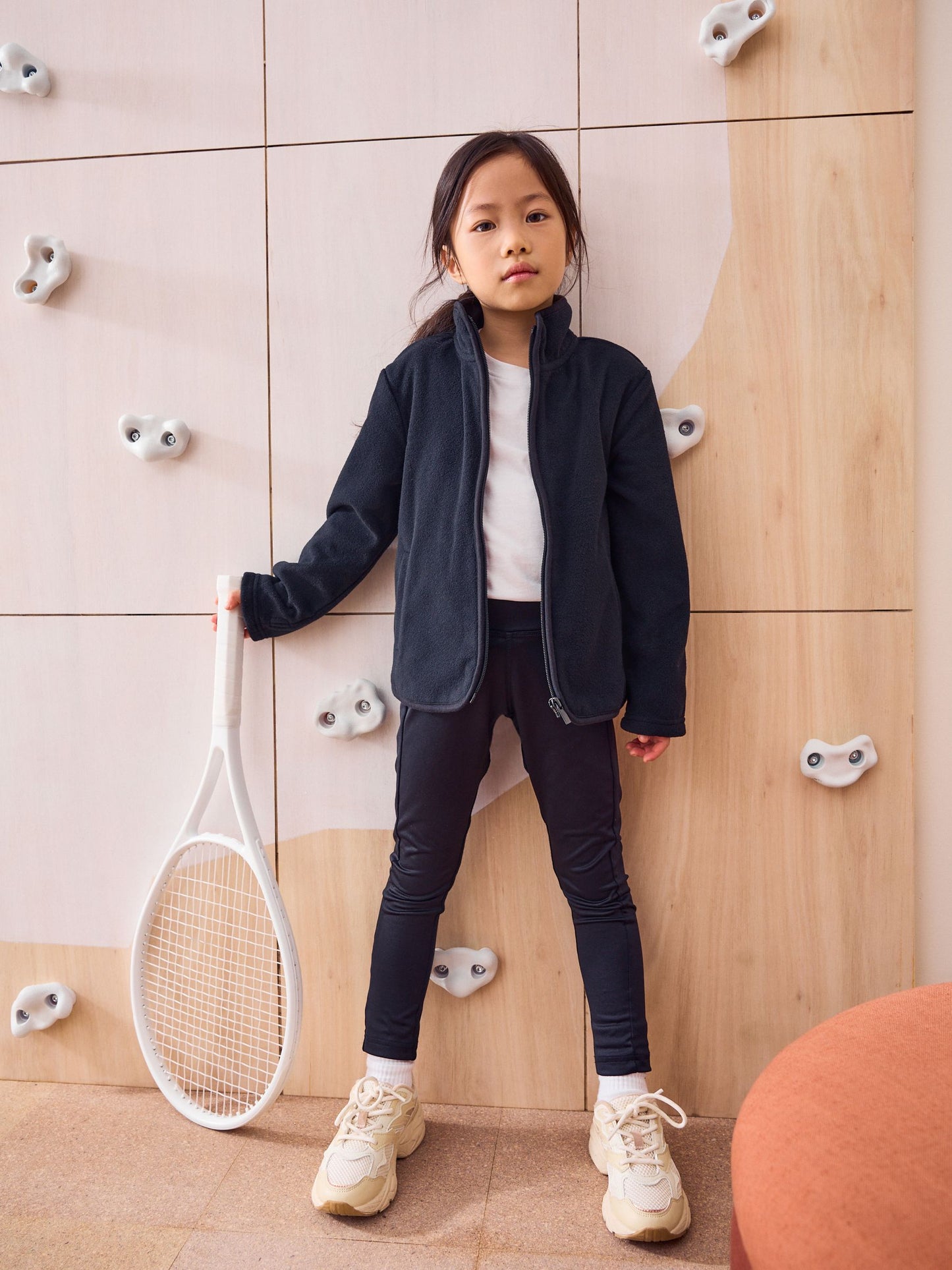 Dsiney Kidz - Black Zip-Up Fleece Jacket With Pockets (3-16yrs) image 2