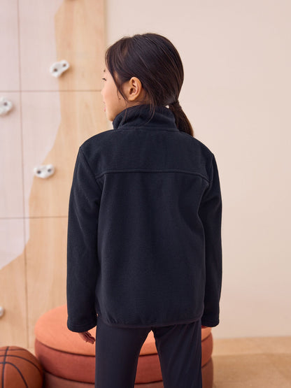 Dsiney Kidz - Black Zip-Up Fleece Jacket With Pockets (3-16yrs) image 3