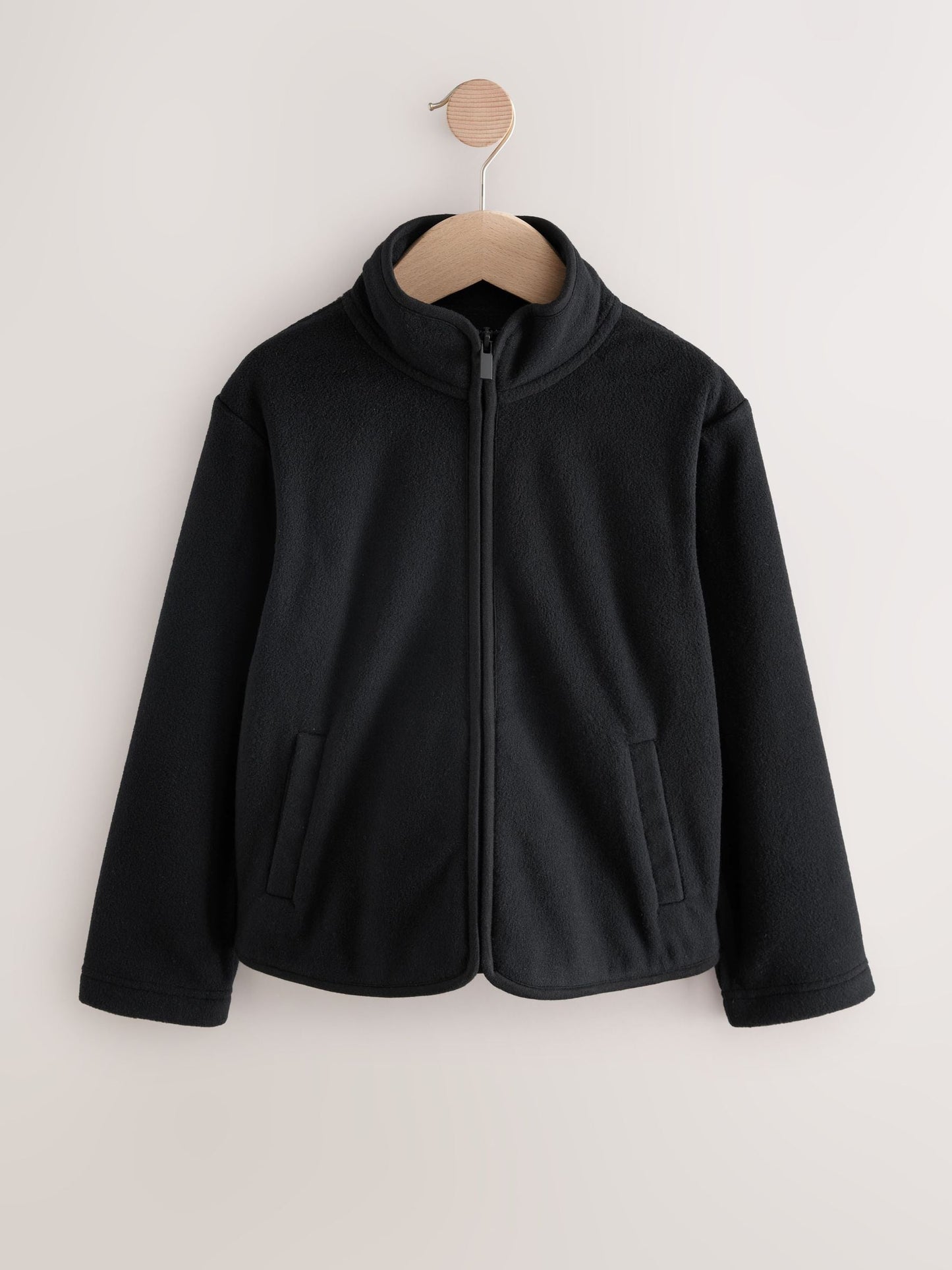 Dsiney Kidz - Black Zip-Up Fleece Jacket With Pockets (3-16yrs) image 5