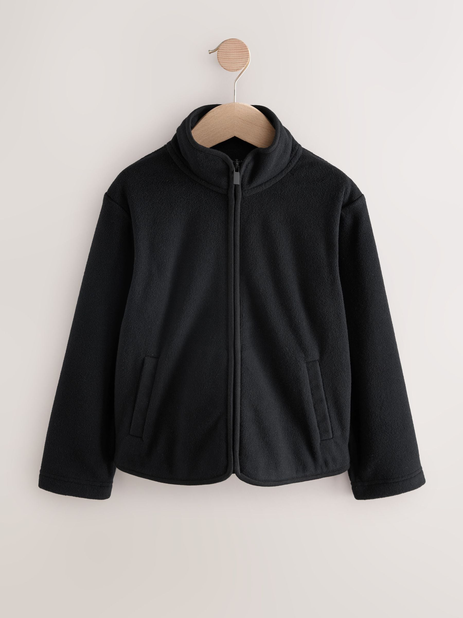 Dsiney Kidz - Black Zip-Up Fleece Jacket With Pockets (3-16yrs) image 5