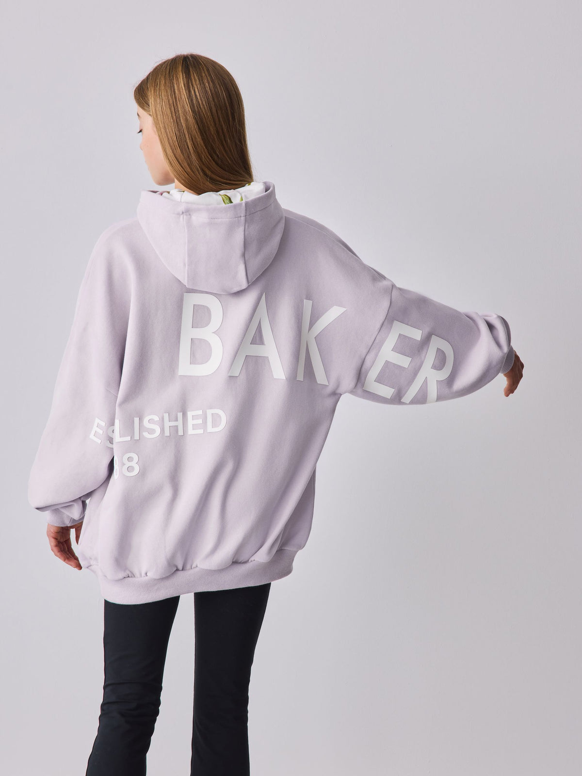 Baker by Ted Baker Oversized Back Print Hoodie image 2