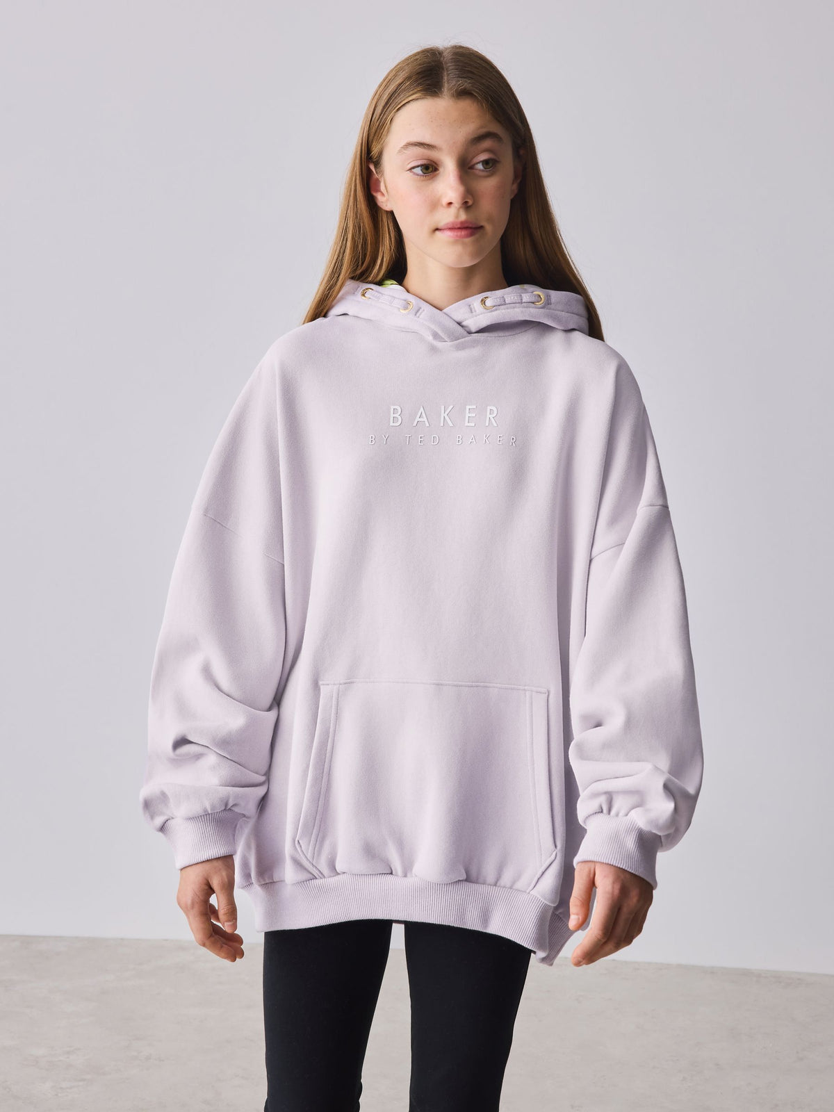 Baker by Ted Baker Oversized Back Print Hoodie image 3