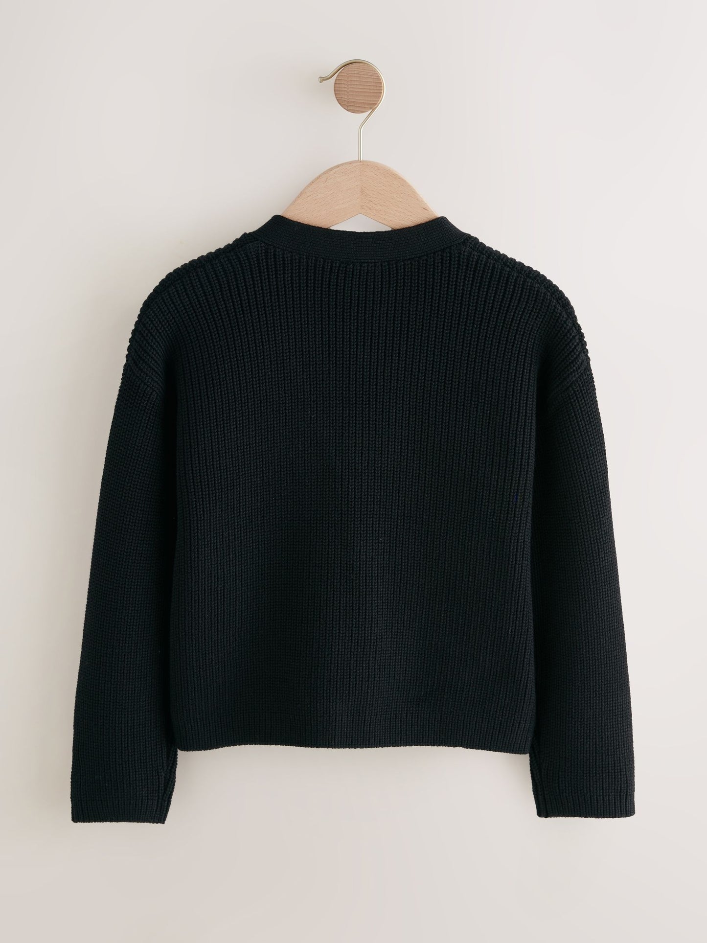 Dsiney Kidz - Black Cotton Rich Boxy School CardiganS (3-18yrs) image 7