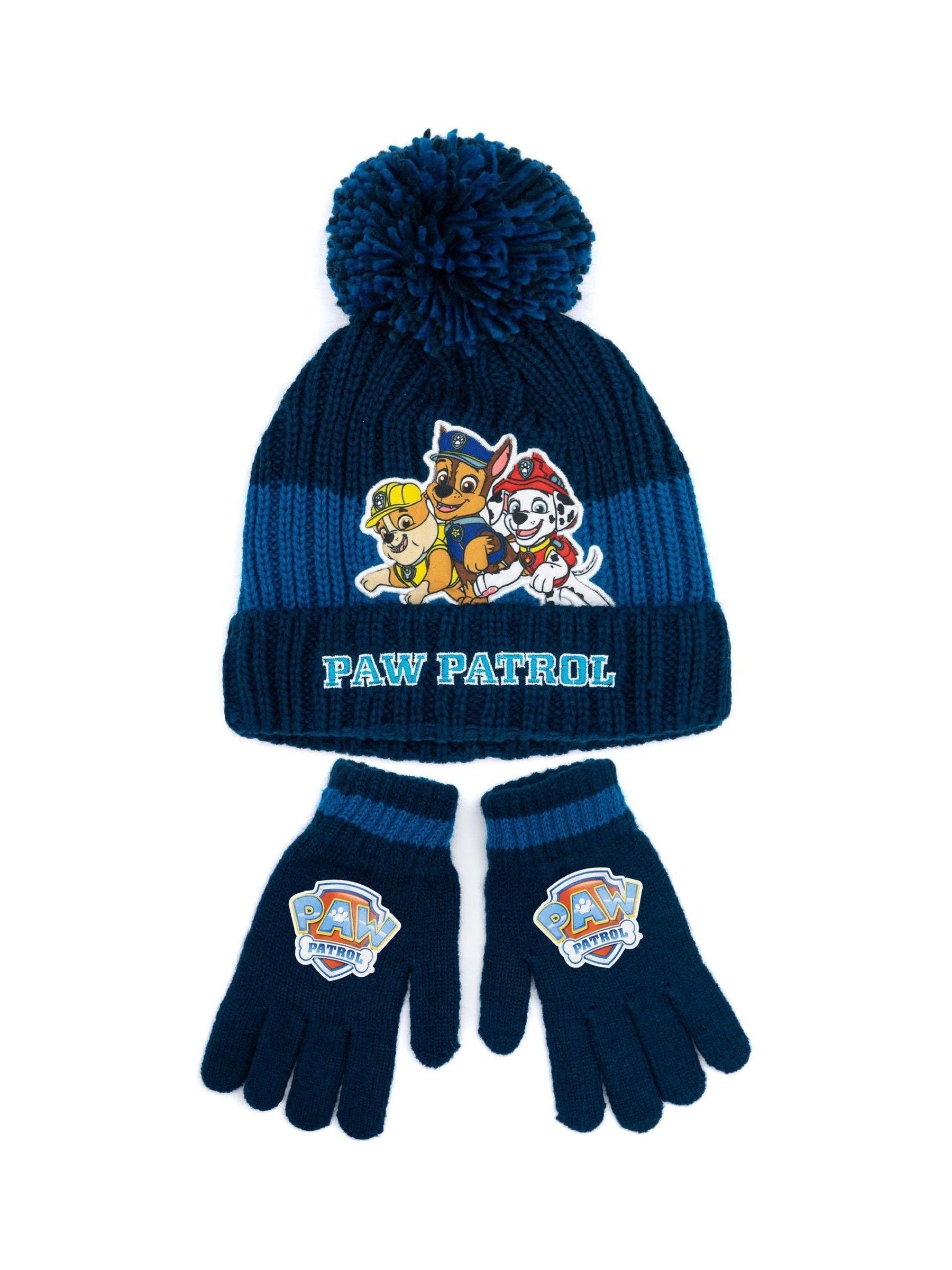 Dsiney Kidz - Vanilla Underground Blue Boys Paw Patrol Hat & Gloves Set image 1