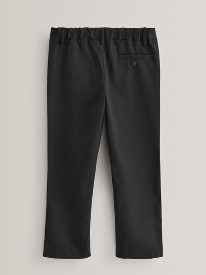 Dsiney Kidz - Black Straight Leg Pull On Waist School Trousers 2 Pack (3-17yrs) image 3