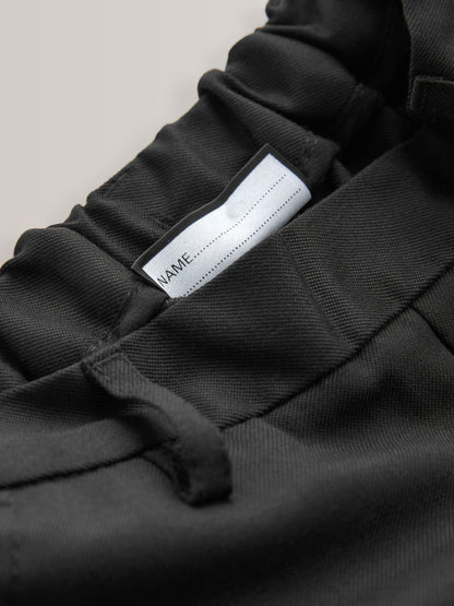 Dsiney Kidz - Black Straight Leg Pull On Waist School Trousers 2 Pack (3-17yrs) image 7