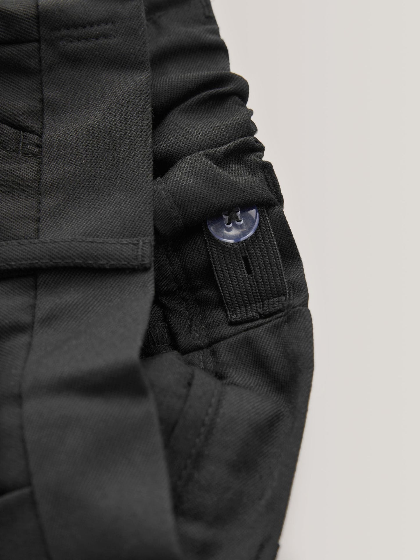 Dsiney Kidz - Black Straight Leg Pull On Waist School Trousers 2 Pack (3-17yrs) image 8