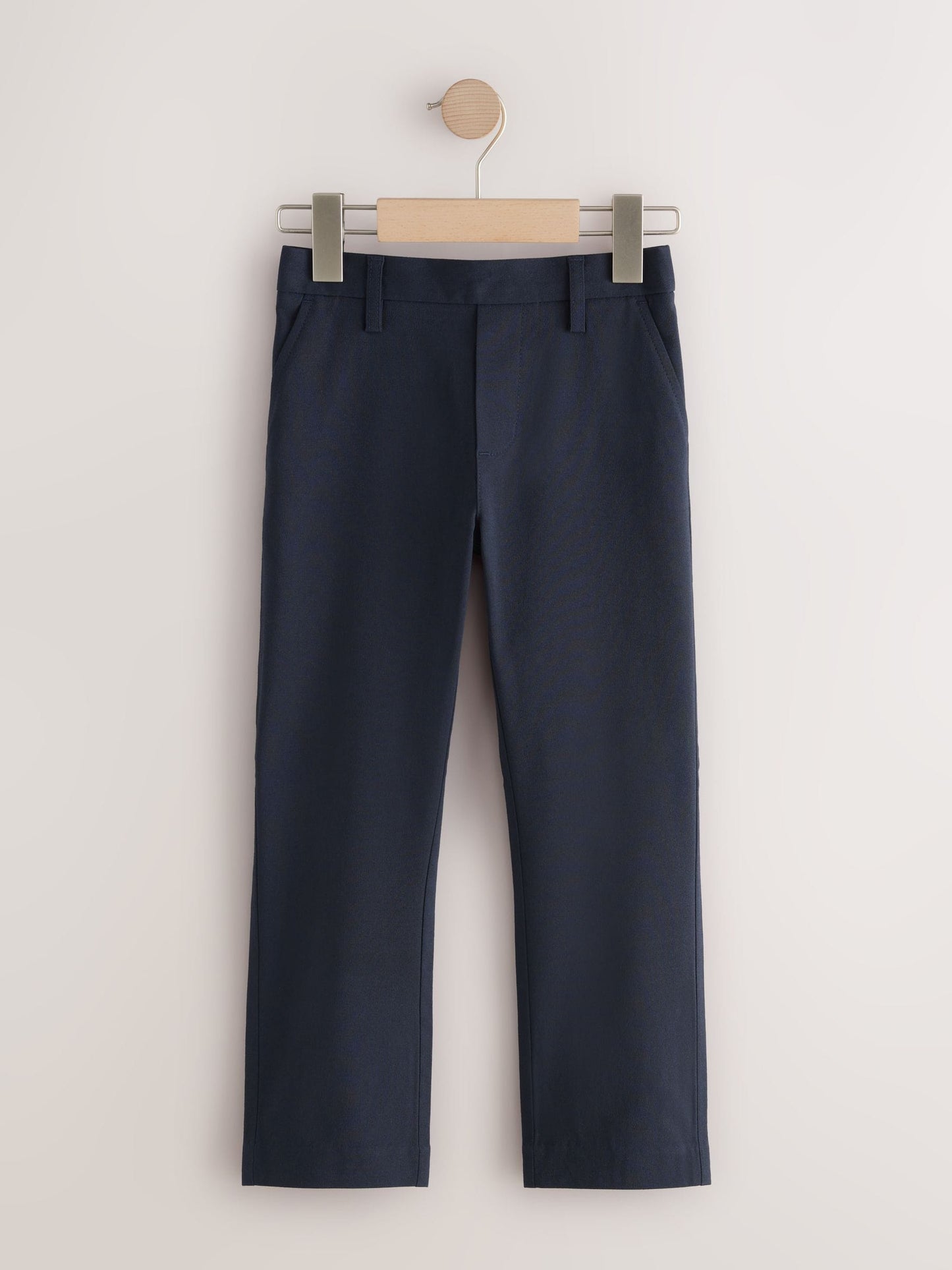 Dsiney Kidz - Navy Skinny School Formal Stretch Pull On Waist Trousers (3-17yrs) image 1