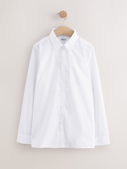 Dsiney Kidz - White Regular Fit Extra Long Sleeve School Shirt (10-17yrs) image 2