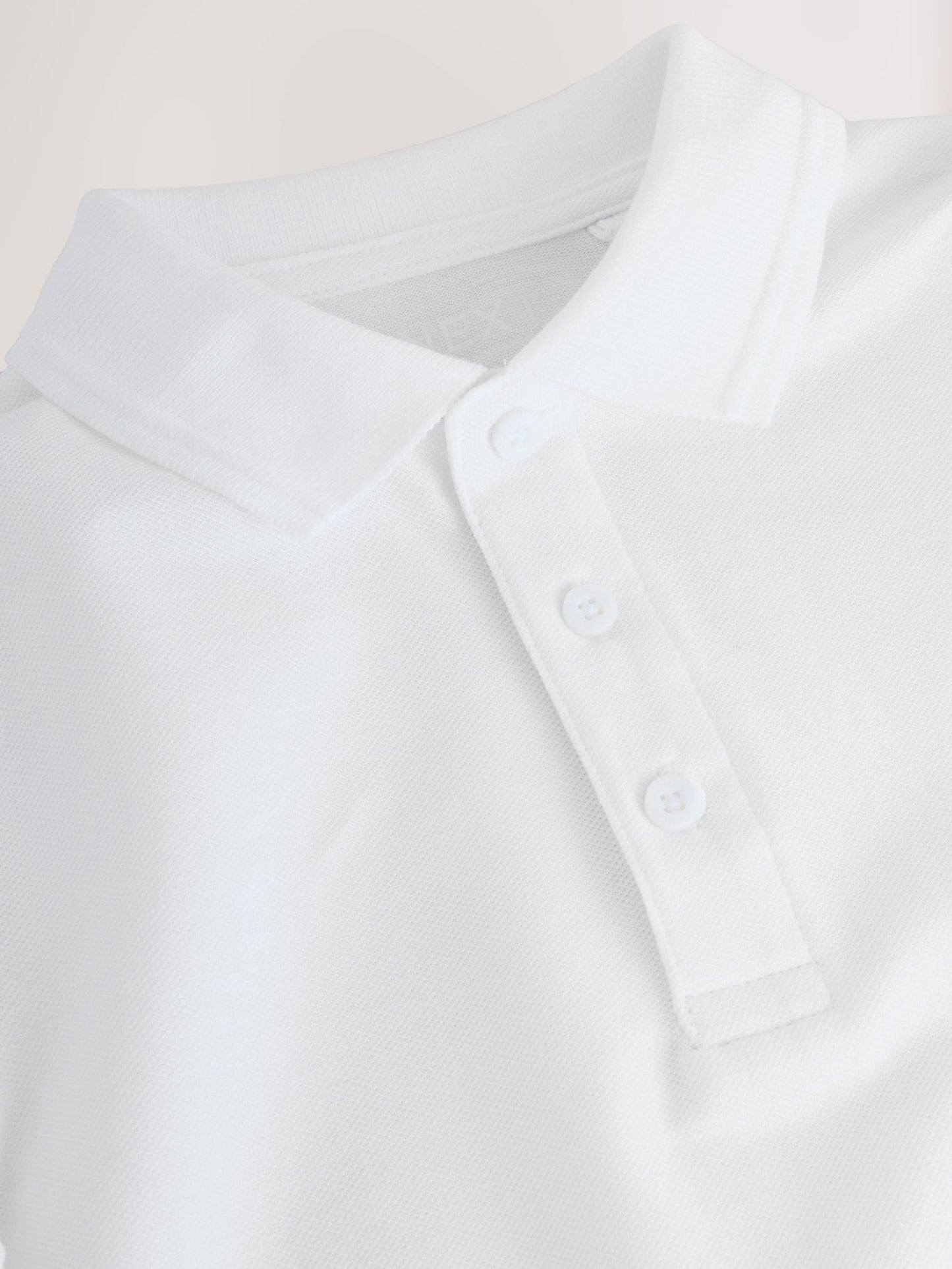 Dsiney Kidz - White Slim Fit Cotton School Short Sleeve Shirts 5 Pack (3-16yrs) image 6