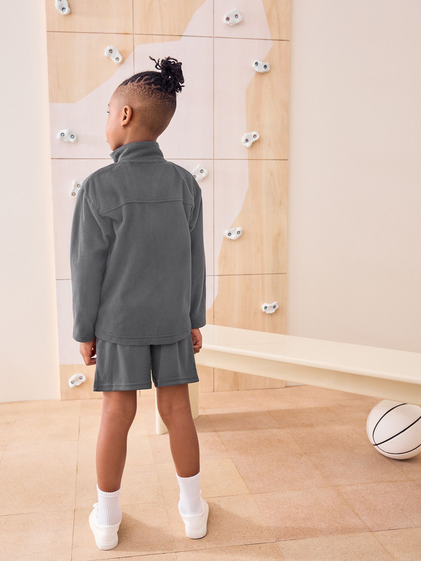 Dsiney Kidz - Grey Zip-Up Fleece Jacket With Pockets (3-16yrs) image 3