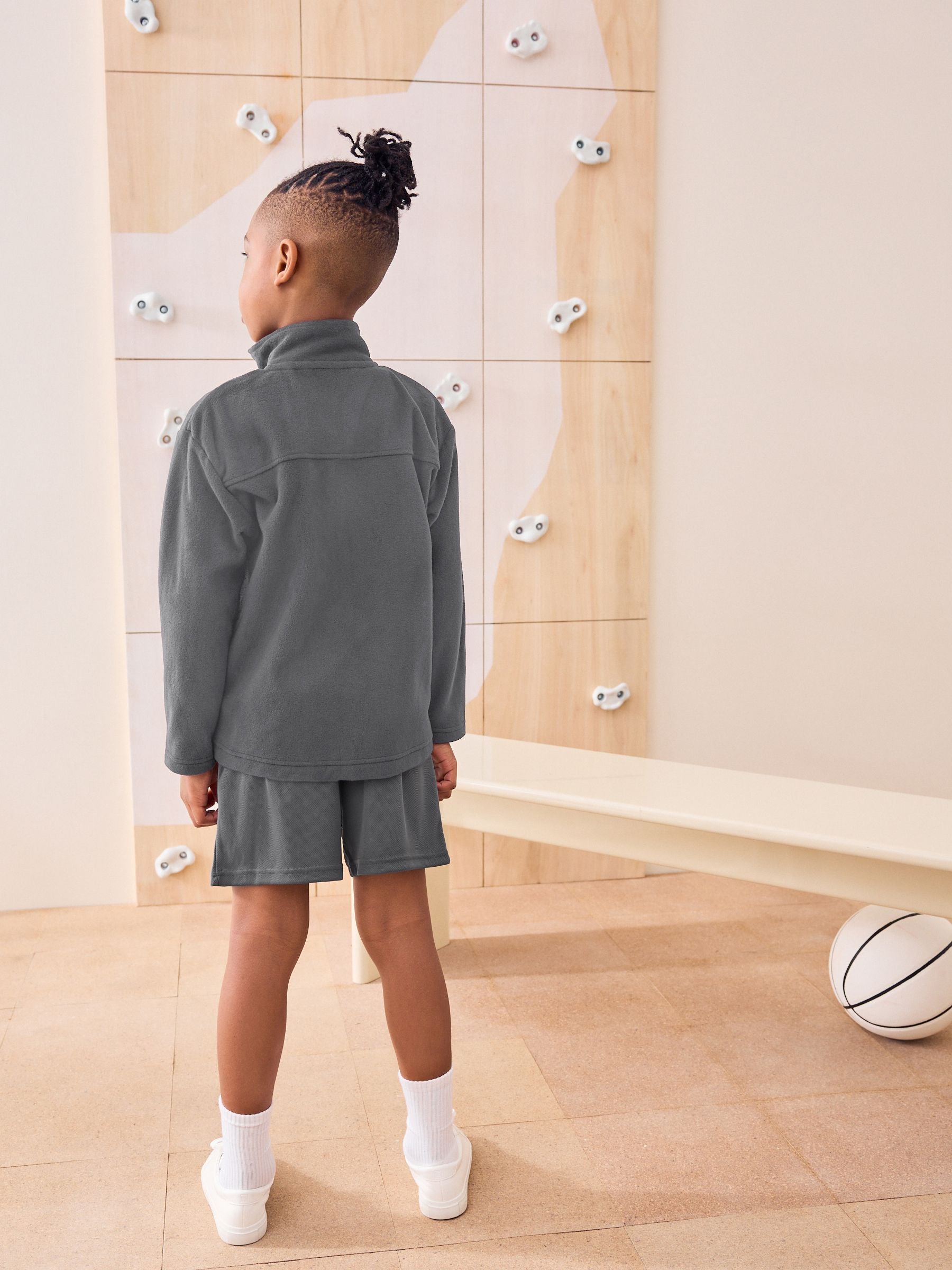 Dsiney Kidz - Grey Zip-Up Fleece Jacket With Pockets (3-16yrs) image 3