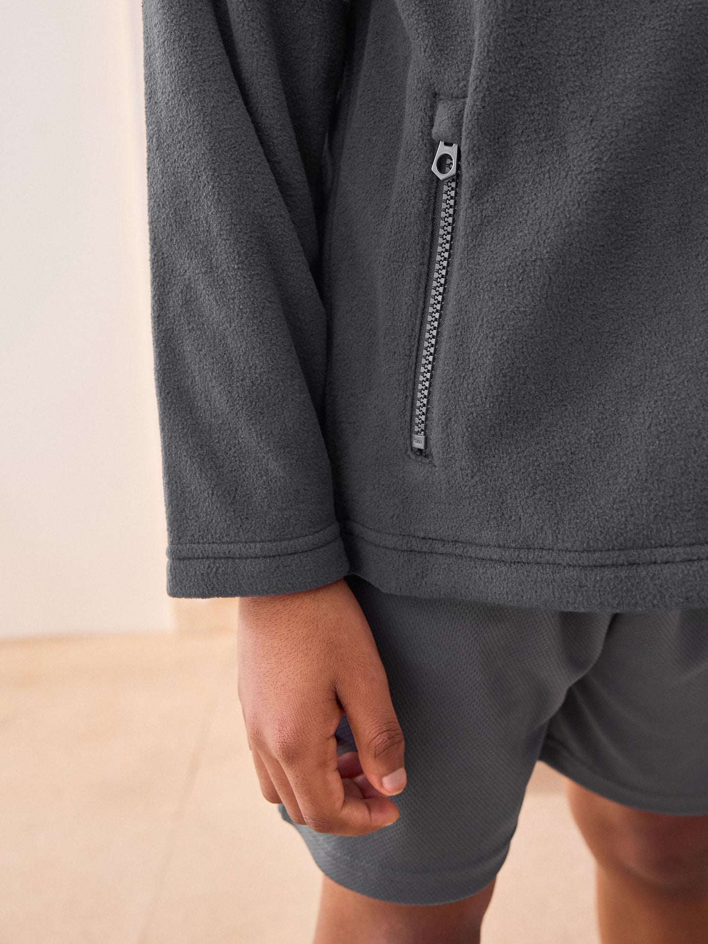 Dsiney Kidz - Grey Zip-Up Fleece Jacket With Pockets (3-16yrs) image 4