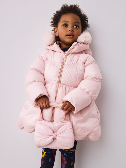 Baker by Ted Baker Shower Resistant Scallop Padded Coat With Detachable Bag image 1