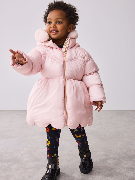 Baker by Ted Baker Shower Resistant Scallop Padded Coat With Detachable Bag image 2