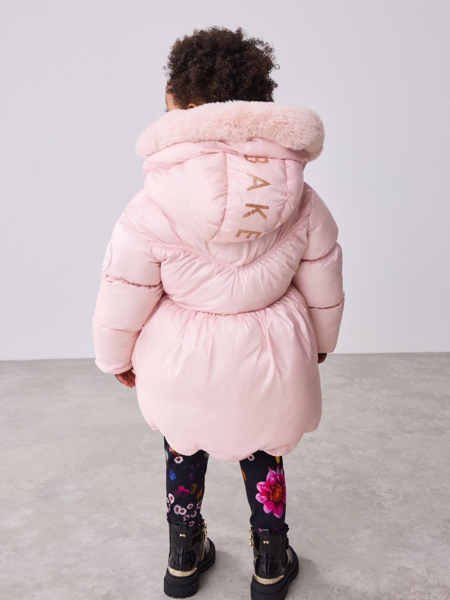 Baker by Ted Baker Shower Resistant Scallop Padded Coat With Detachable Bag image 4
