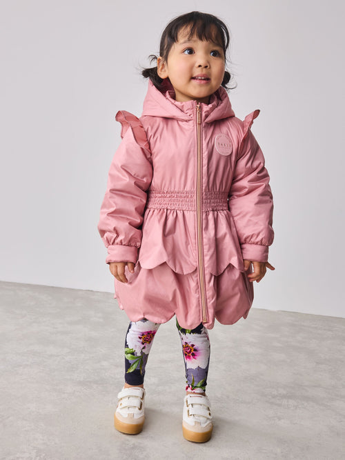 Baker by Ted Baker Pink Shower Resistant Lightweight Scallop Raincoat image 1