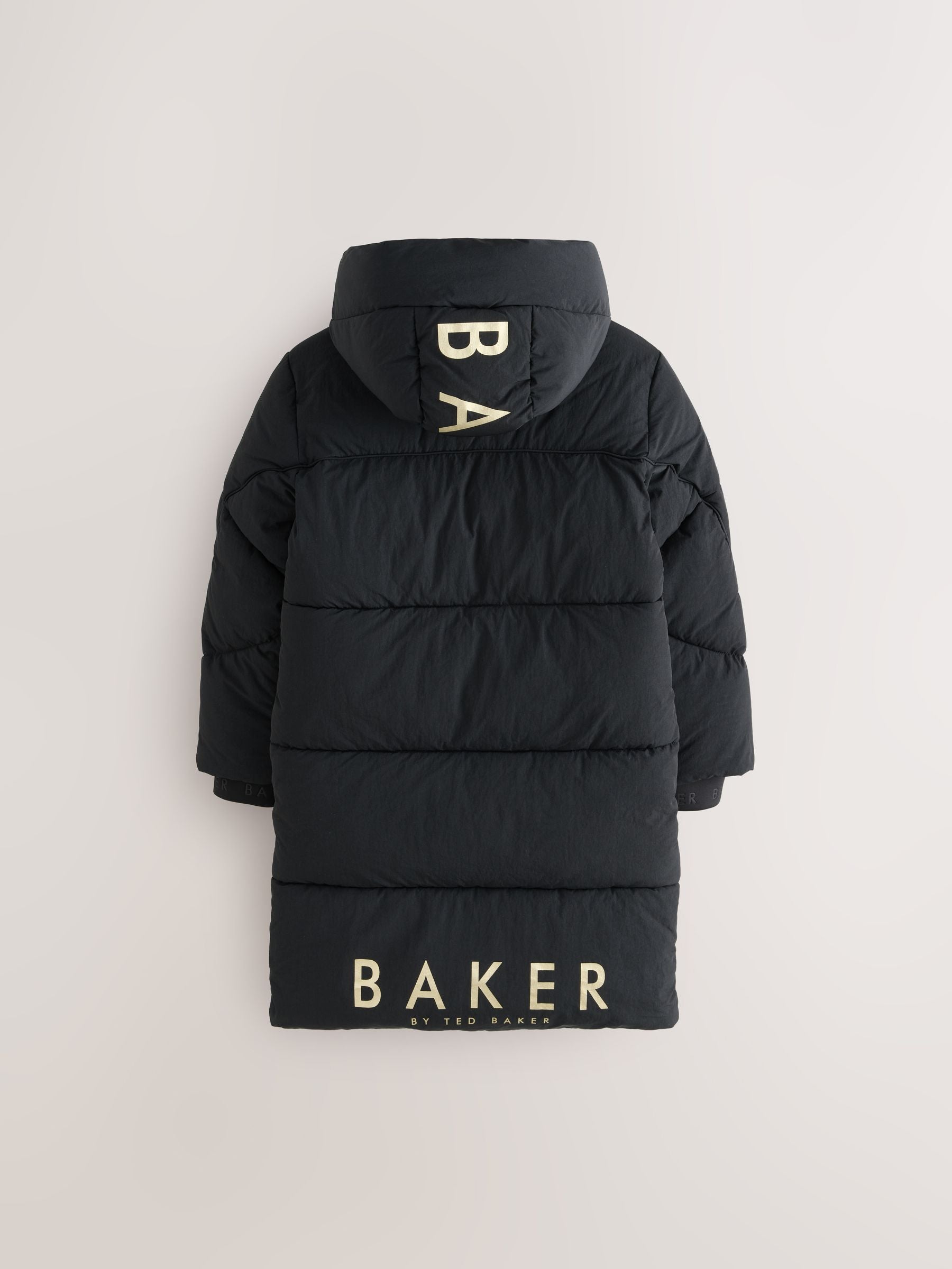 Baker by Ted Baker Girls Shower Resistant Longline Padded Coat image 10