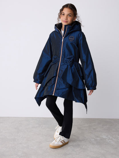Baker by Ted Baker Shower Resistant Bow Frill Raincoat image 2