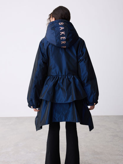 Baker by Ted Baker Shower Resistant Bow Frill Raincoat image 3