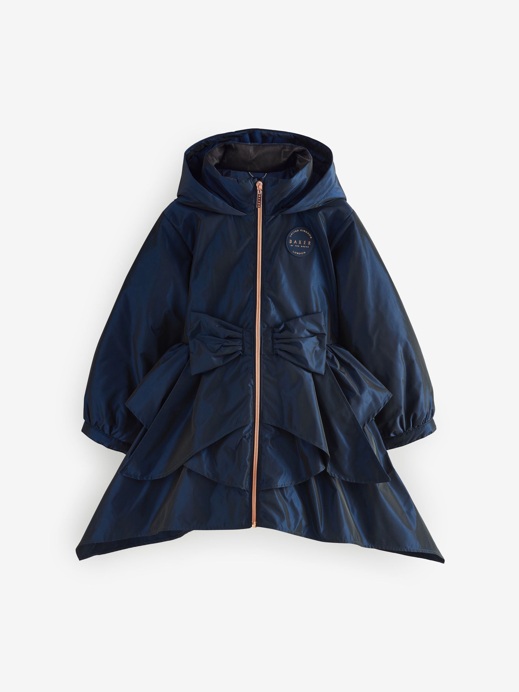 Baker by Ted Baker Shower Resistant Bow Frill Raincoat image 8