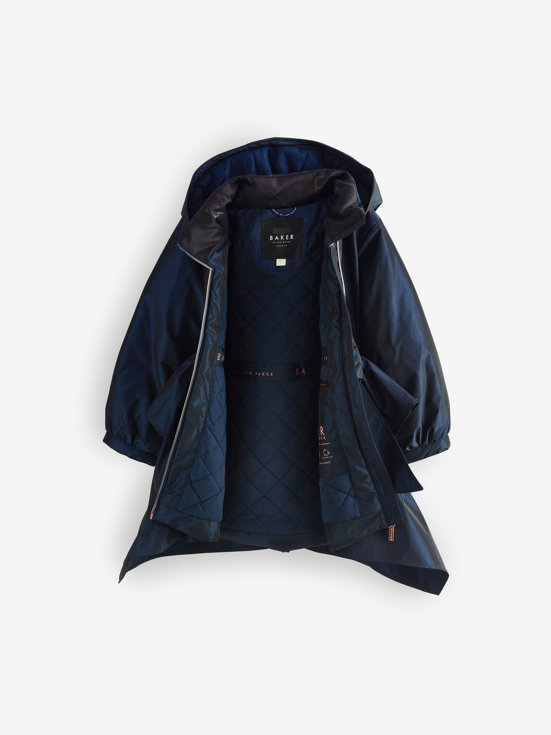 Baker by Ted Baker Shower Resistant Bow Frill Raincoat image 9