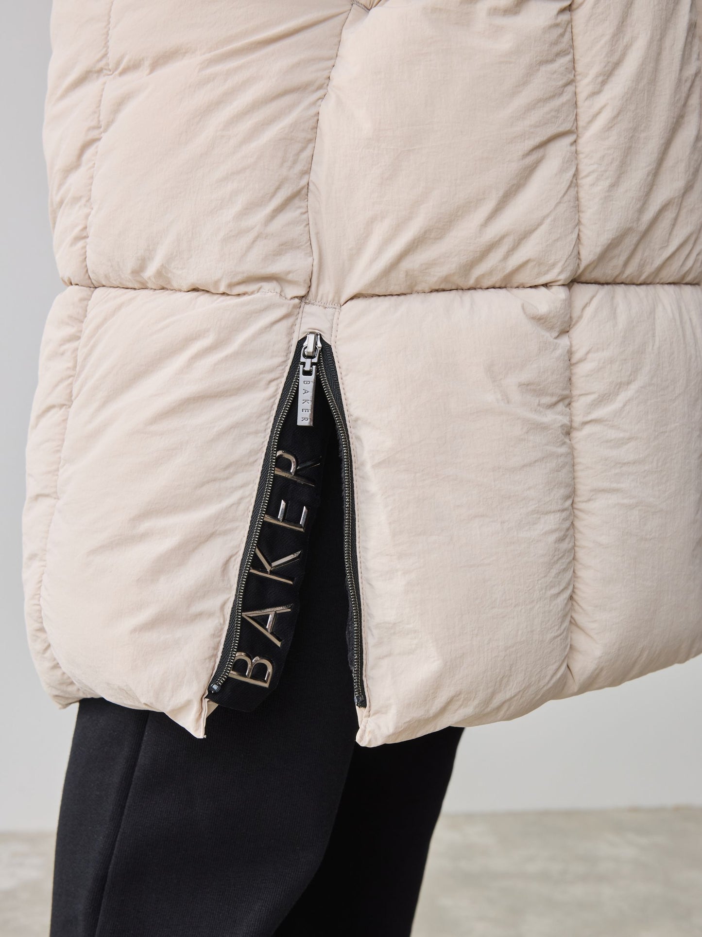 Baker by Ted Baker Girls Shower Resistant Longline Padded Coat image 10
