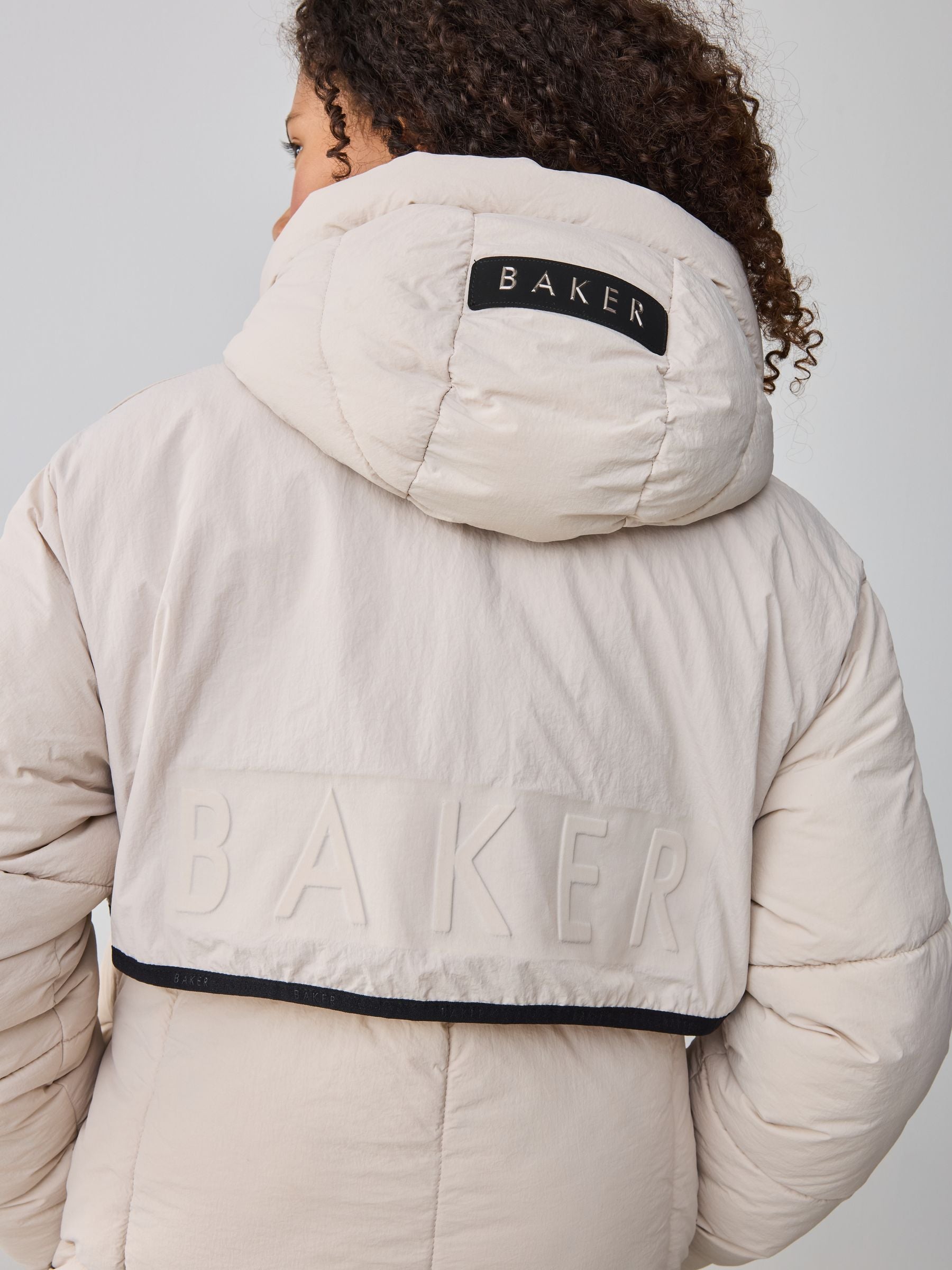 Baker by Ted Baker Girls Shower Resistant Longline Padded Coat image 6