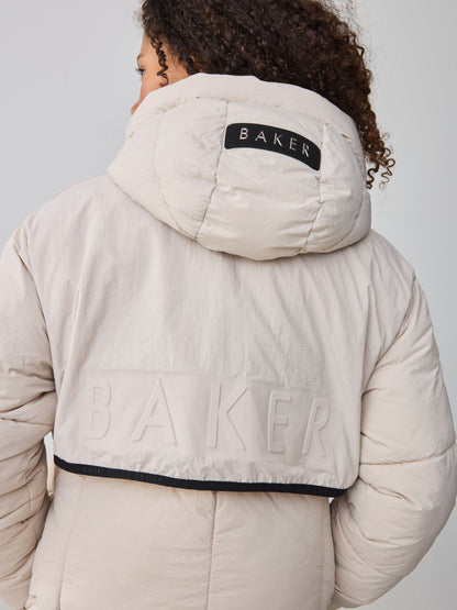 Baker by Ted Baker Girls Shower Resistant Longline Padded Coat image 6