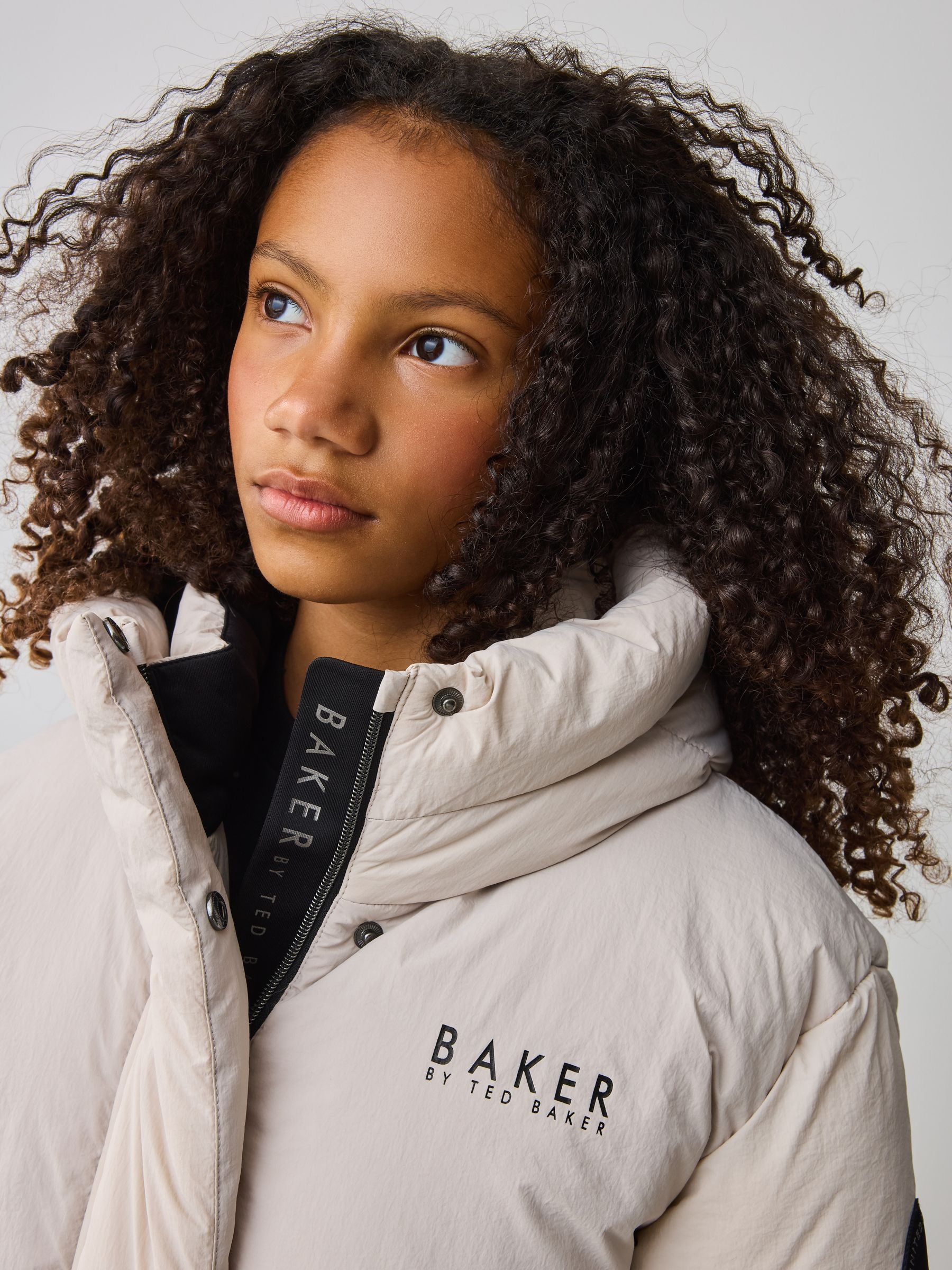 Baker by Ted Baker Girls Shower Resistant Longline Padded Coat image 7