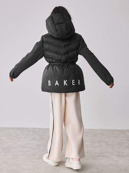 Baker by Ted Baker Shower Resistant Lightweight Padded Peplum Coat image 2