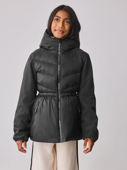 Baker by Ted Baker Shower Resistant Lightweight Padded Peplum Coat image 3
