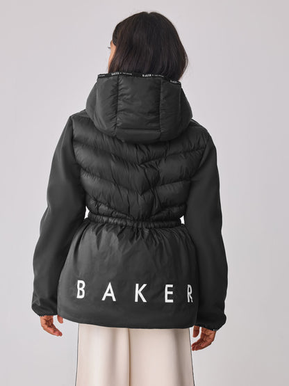 Baker by Ted Baker Shower Resistant Lightweight Padded Peplum Coat image 4