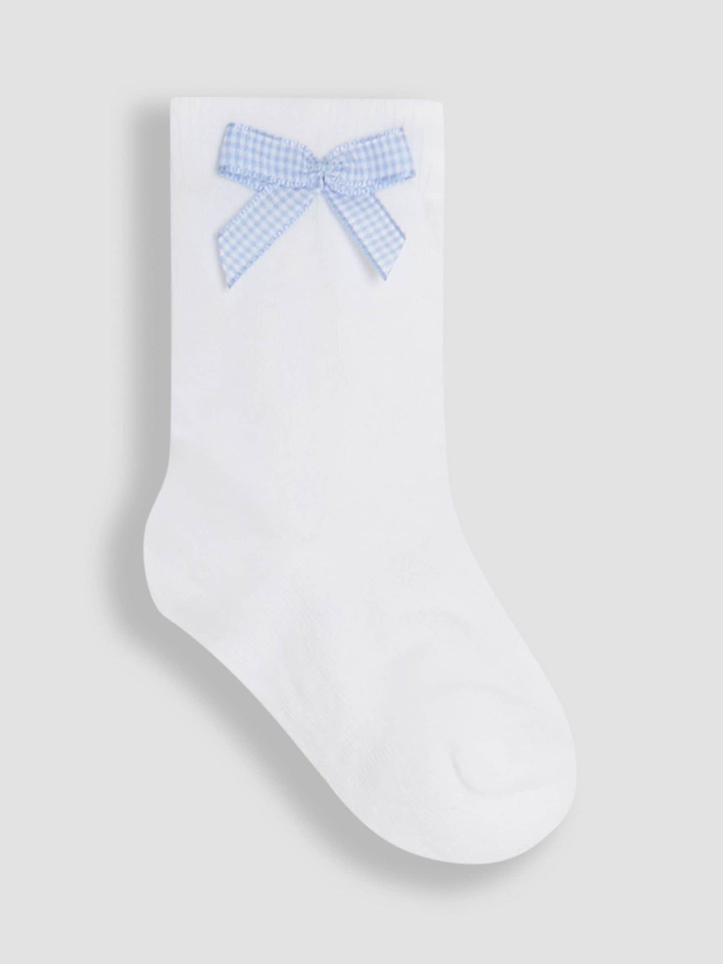 JoJo Maman Bébé Blue Frilly Socks 3 Pack image 3